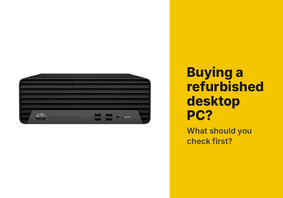 Refurbished desktop PC, small form factor