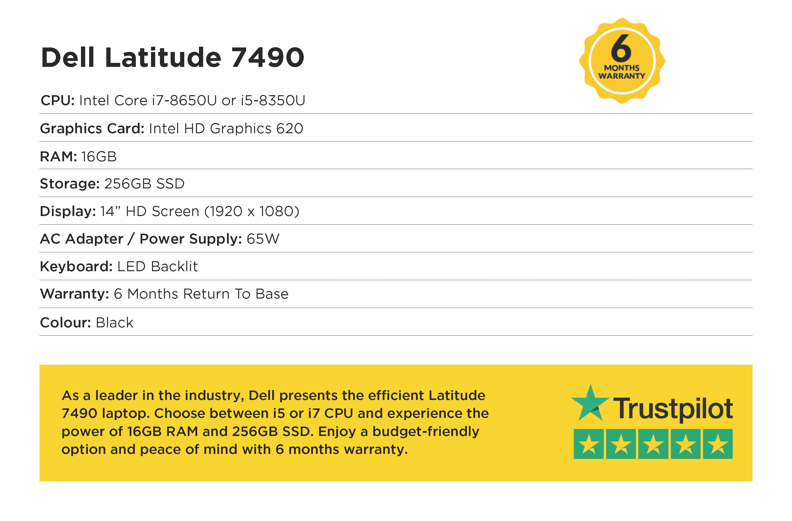 Refurbished Dell Latitude 7490 – OCM Business Systems Ltd