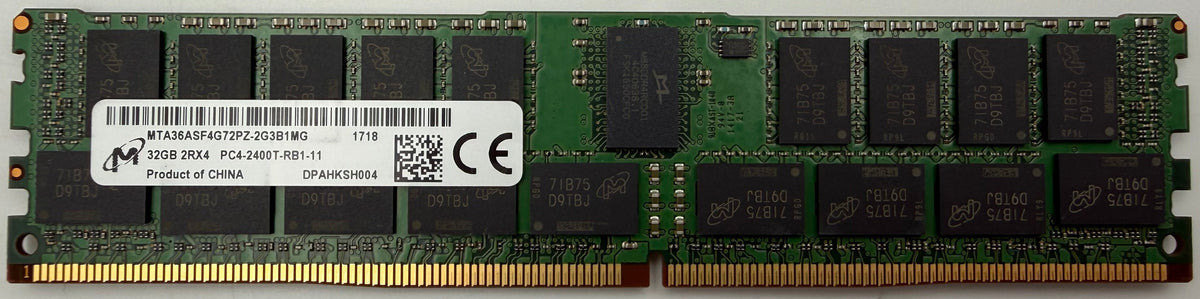 Micron MTA36ASF4G72PZ-2G3B1RG - 32GB DDR4 2400MHz RAM