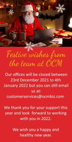 Our offices will be closed between 23rd December 2021 to 4th January 2022